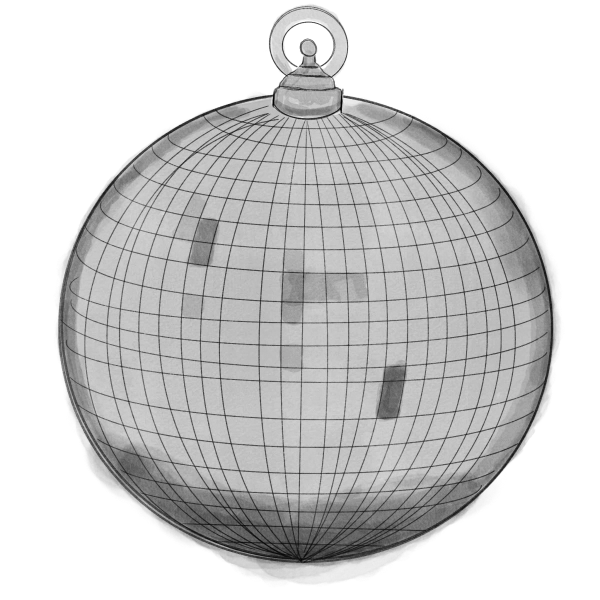 Disco ball illustration